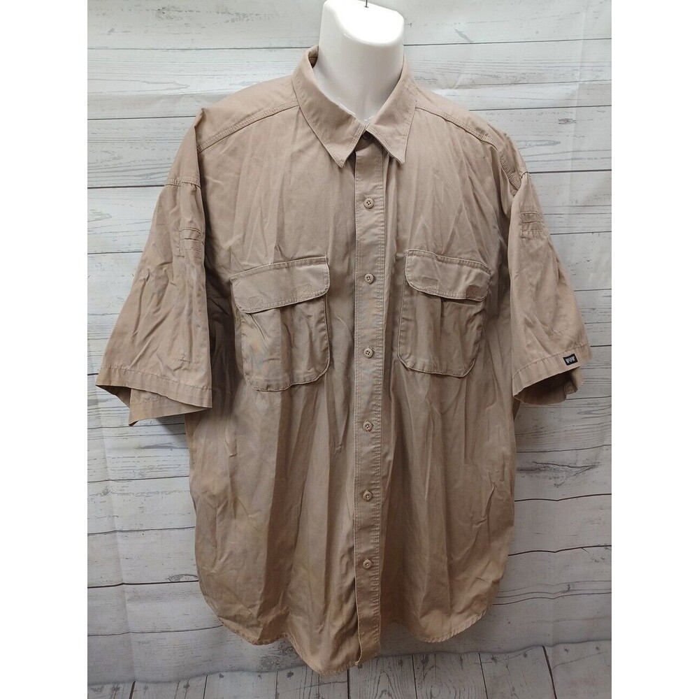 Magnum Short Sleeve Shirt Tactical Khaki Vented Size 2XL